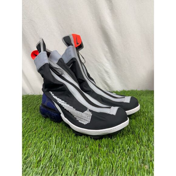 NIKE AIR VAPORMAX FK GATOR ISPA BLACK/WHITE SIZE MEN'S‎ 5.5/WOMEN 7 [AR8557-002] - Picture 1 of 7